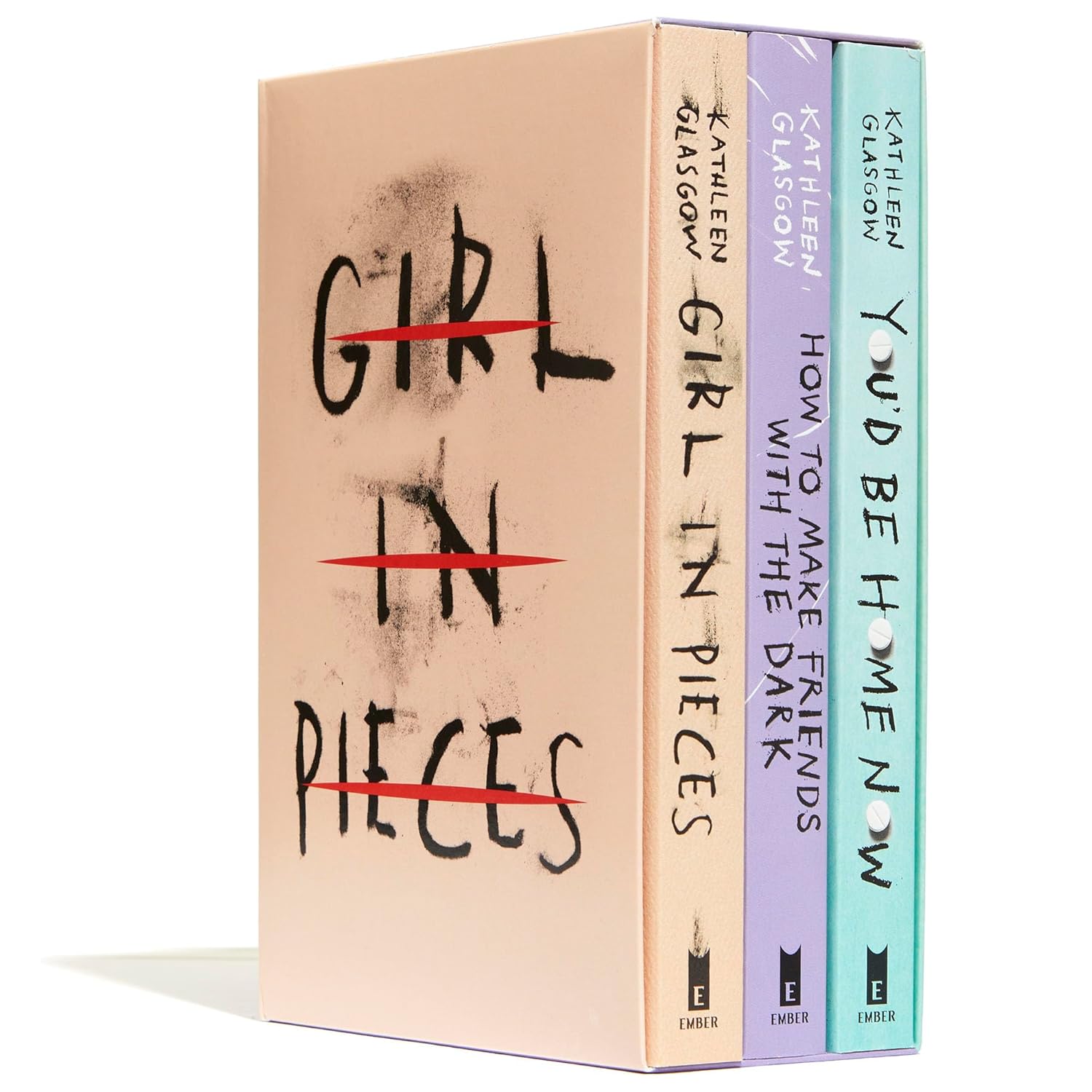 Kathleen Glasgow Three-Book Boxed Set: Girl in Pieces; How to Make Friends with the Dark; You'd Be Home Now