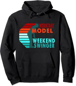 Workday Model Weekend Swinger Golfer Golfing Pullover Hoodie - Keylamartine Shop 93B08MZJC4VL