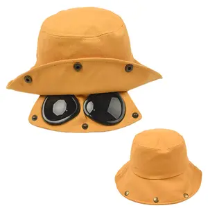 Aviator Bucket Hat Quirky Foldable Trendy Versatile Fun Spring Summer Accessory with Unique Design