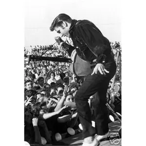 212 MAIN Elvis Presley Live Show Artistic Collectible Poster, 24x36 in Large Photo Print, Wall Decoration (2953-MU)