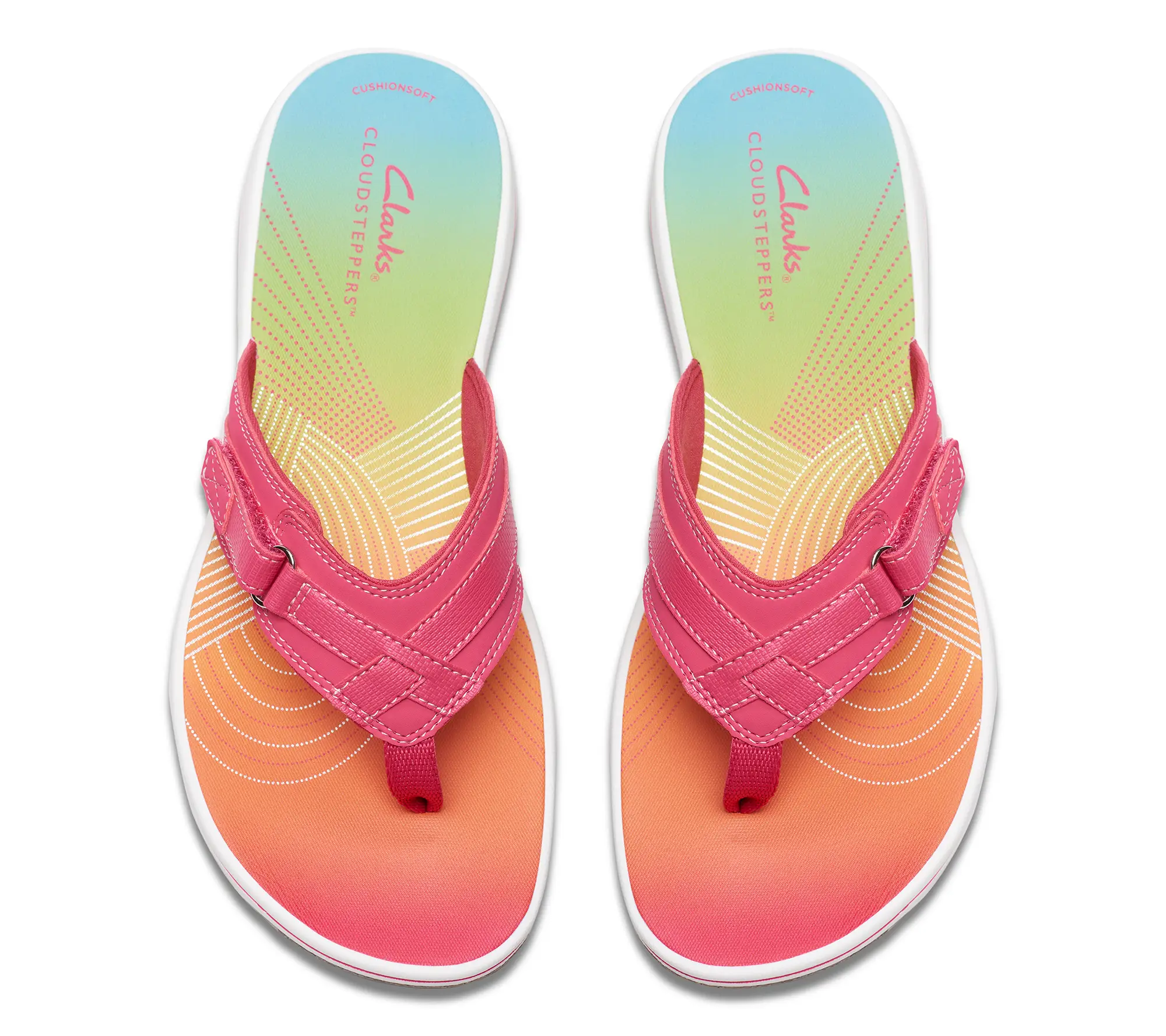 Clarks Cloudsteppers Sport Thong Sandals - Breeze Sea