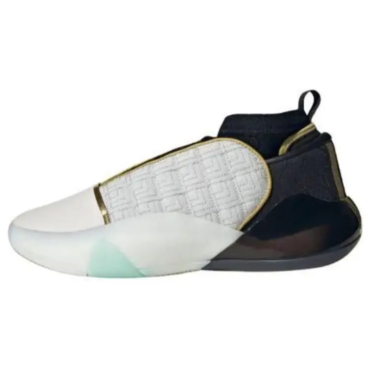 Adidas Harden Vol. 7 Year Of The Dragon' Versatile Comfort Mid Top Basketball Shoes Men's White Black IH7516
