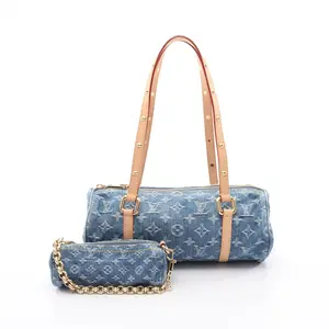 Pre-owned Louis Vuitton Denim Shoulder Bags LV Remix Monogram Shoulder Bag
