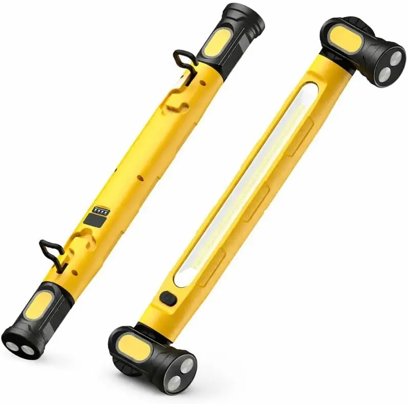 3000LM Cordless Under Hood Work Light, 5200mAh USB-CRechargeable LED Work Light Bar, 3 Color Temp ModesMagnetic Hook Work Light, Portable Mechanic Light for CarRepair Garage Job Site Workshop