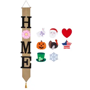 HOME Interchangeable Icon Door Banner
