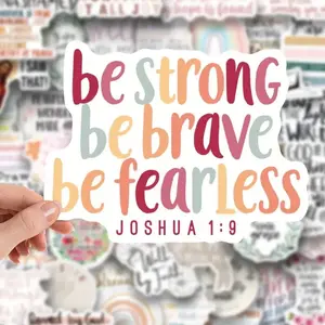8 PCS Randomly Selected Mystery Pack Bible Verse Stickers for Journaling and Christian-Themed Gift-Giving - Decor, Decorative