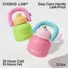 CHaKO LAB Linlin Kettle Insulated Water Bottle with Straw Lid, handle,Straw & Screw Top ,33oz,Stainless Steel  Water Bottle for Fitness and Sports,BPA Free Kettle Coffee Kettle Portable Tumbler