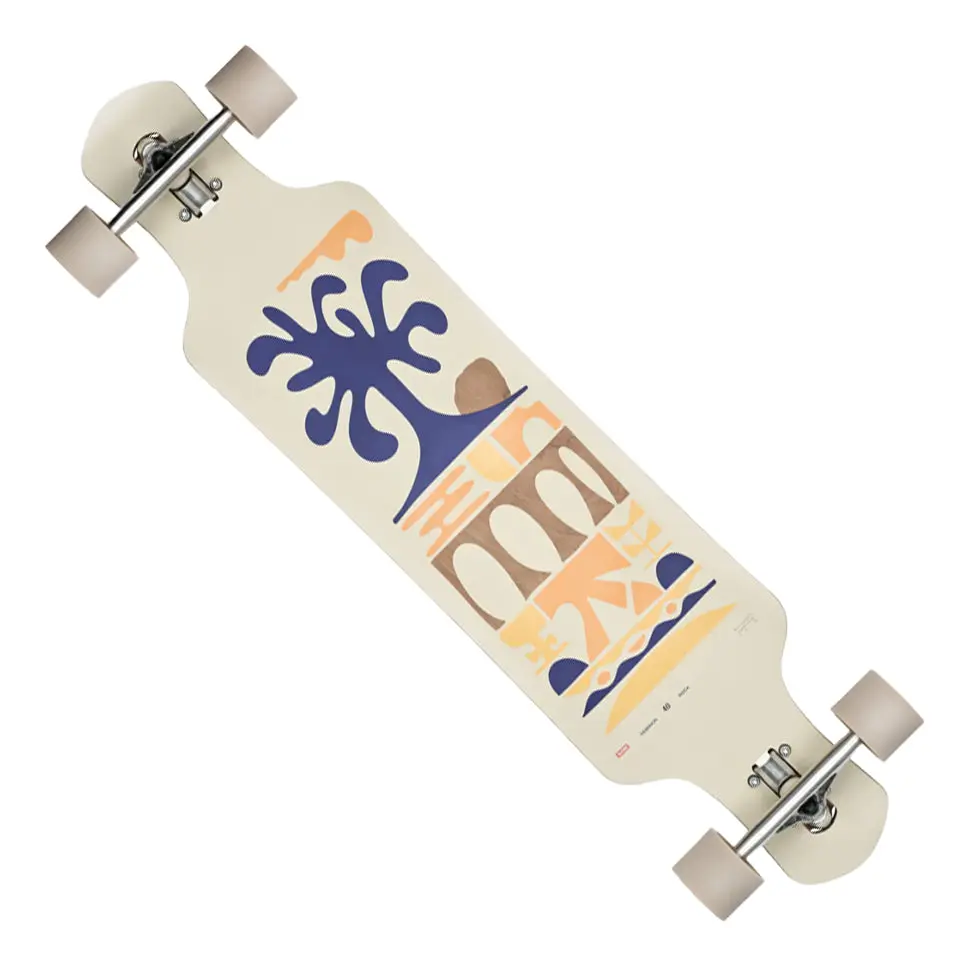 Globe Footwear Geminon 40 Rock Drop Down Longboard Complete Skateboard
