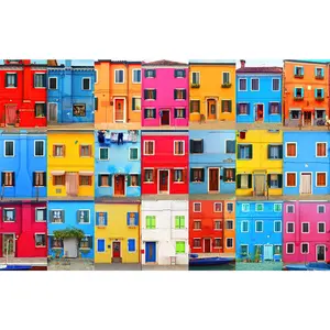 Brilliant Burano Island Venice, Italy Puzzle | 1000 Piece Jigsaw Puzzle