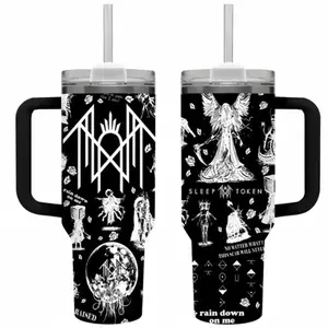 Vintage Sleep Token Music Tumbler 40oz Gifts, Sleep Token Band Tumbler, Gift For Fans