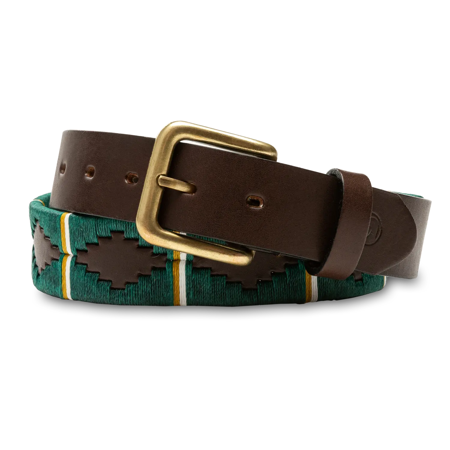 WOVEN LEATHER POLO BELT