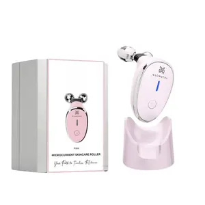 GlowXtra Microcurrent Face Roller – Rechargeable 3D Contour & Massage Device