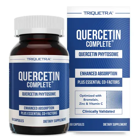 Quercetin Complete with 50X Higher Absorption, Clinically Proven & Patented Quercefit – Most Effective Form of Quercetin – Enhanced Zinc & Vitamin C
