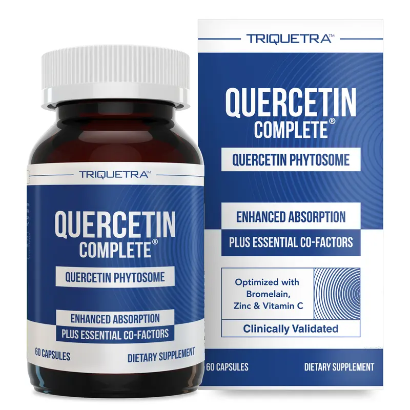 Quercetin Complete with 50X Higher Absorption, Clinically Proven & Patented Quercefit – Most Effective Form of Quercetin – Enhanced Zinc & Vitamin C