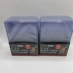 Ultra Pro 3X4 Super Thick Toploaders 130pt Point 2 Packs of 10 for Thick Cards