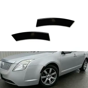 2pcs Smoke Lens Front Bumper Side Marker Reflector lamps Lights For 2010 2011 2012 Mercury Milan,Replace OEM AE5Z-13200-B, AE5Z-13200-A