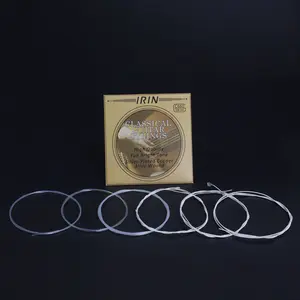 Irin Classical Guitar Strings, Transparent Nylon Light Strings, Silver Color Copper Alloy Wound, High-Quality Musical Instrument Parts