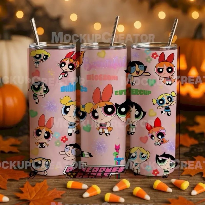 Chicas Poderosas Tumbler with Straw - Reusable Drinkware