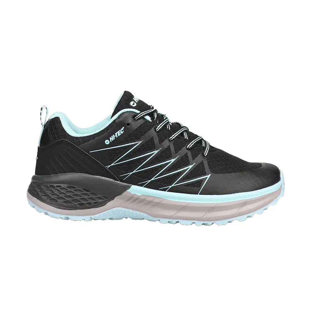 Hi-Tec Womens Trail Destroyer Low Trail Trail Running Sneakers Shoes - Black, Blue