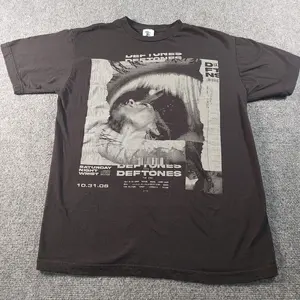 Deftones T-Shirt Black Saturday Night Wrist Punk Rock Band Tee