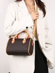 Autumn New Colorblock Elegant Boston Pillow Bag, Crossbody Shoulder Bags, Fashion Simple Shoulder Crossbody Handbag, Perfect for Daily Shopping, Parties, Commuting, Casual Crossbody Bags