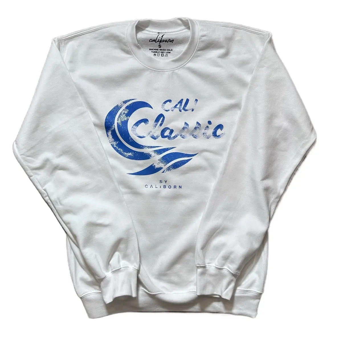 Cali Classic Graphic Sweater for Men - Comfortable Knitwear with Long Sleeves and Crewneck Pullover - Menswear men sweatshirt