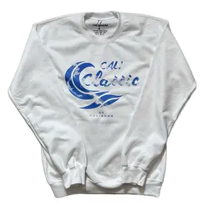 Cali Classic Graphic Sweater for Men - Comfortable Knitwear with Long Sleeves and Crewneck Pullover - Menswear men sweatshirt