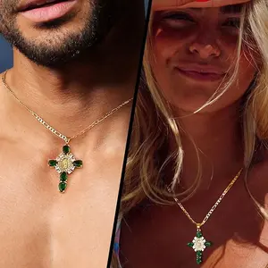 Virgen Mary Cross Necklace