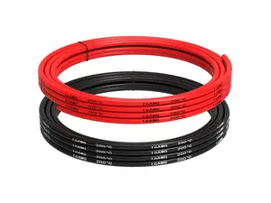 TUOFENG 16 AWG Wire Silicone Wires 16 Gauge Electrical Wire Soft and Flexible Tinned Copper Wire [15 ft Black and 15 ft Red] Stranded Wire