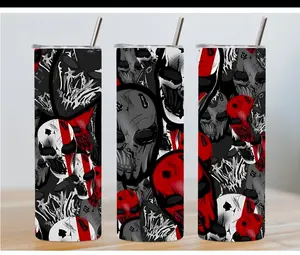 Devils Night 20 oz Skinny Tumbler