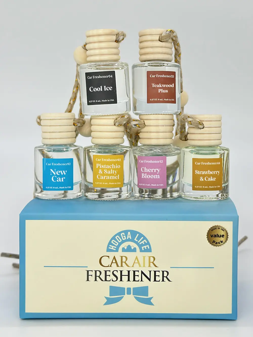6 Combo Pick Scent Car Freshener Hanging Air Diffuser Made in USA Long Lasting car  accessories
