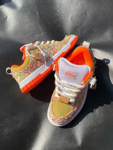 New Earthy Low-Top Thick Sole Bread Shoes, Street Style Casual Sneakers, Large Size Sportswear, Versatile Canvas Shoes