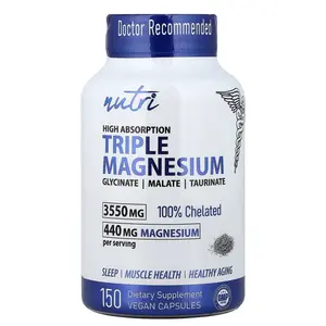 Nutri Triple Magnesium, High Absorption, 150 Vegan Capsules Nutri Triple Magnesium, High Absorption, 150 Vegan Capsules
