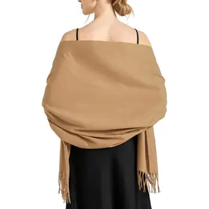 Pashmina Scarf and Shawl-Womens Soft Pashminas Shawls and Wraps for Evening Wedding Bride Bridesmaid