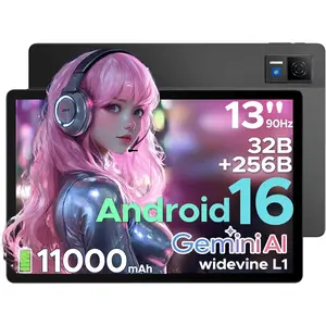 DOOGEE U13 13" Tablet, Android 16, 11000mAh, 32GB+256GB, Octa-Core 2.2GHz, 90Hz, 13MP+8MP, Face Unlock