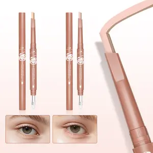 Eye Highlight and Shading Pencil with Dual Tips, Beginner-Friendly Contour for Aegyo-Sal Makeup—Brighten Your Christmas Looks