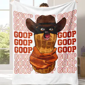 Countdown Sale! Arc Raiders The Burnt Peanut Goop Meme Blanket Lightweight Throw Blanket F Super Soft Blanket for All-Season Travel Camping Home Rug A warm nap blanket Suitable for giving as gifts to friends, parents and children