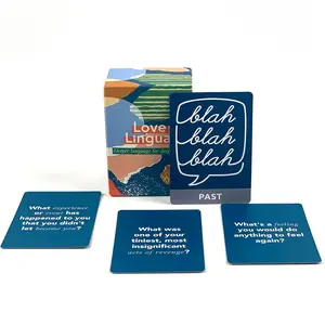 Heart Exploration Party Deep Conversation Card Set, Emotional Inspiration Question Cards, Valentine's Day, Easter, New Year's Eve, deep conversation, card games for family and friends gatherings, social and emotional interaction board games, Word Cards