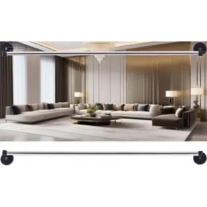 16"-39.5" Adjustable Magnetic Curtain Rod for Metal Door & Window - No Drilling Required, Rust-Resistant Black Sash Rod with Strong Magnets, Reusable French Door Café Curtain Holder for Home Decor removable filter basket bathroom shower equipment