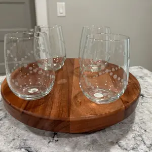 Set de 4 vasos princess house, colección Aston.