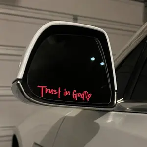 trust in god sticker decal for cars and smooth surfaces, accessories, motorcycle, laptop, window, helmet, cup