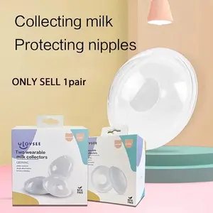 Reusable Silicone Breast Milk Shells, 2pcs/set Wearable Breast Shields, Portable Nursing Pad Cups for Travel, Mummy Breastfeeding Accessories