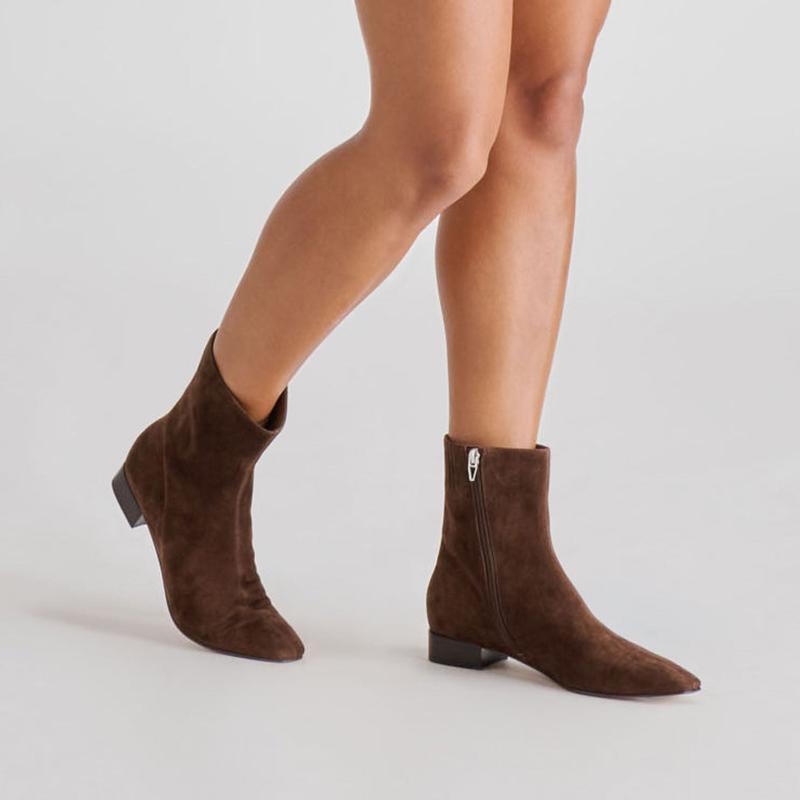 Dolce Vita TARINE BOOTIES DK BROWN NUBUCK