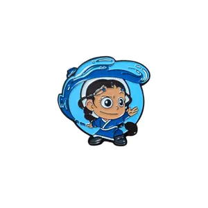 Avatar: The Last Airbender Enamel Pin Chibi Katara With Waterbending, 1.5 Inch Diameter, New
