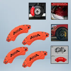 AOOA Racing Aluminum Cover compatible for Dodge Charger Front and Rear Caliper (set of 4)