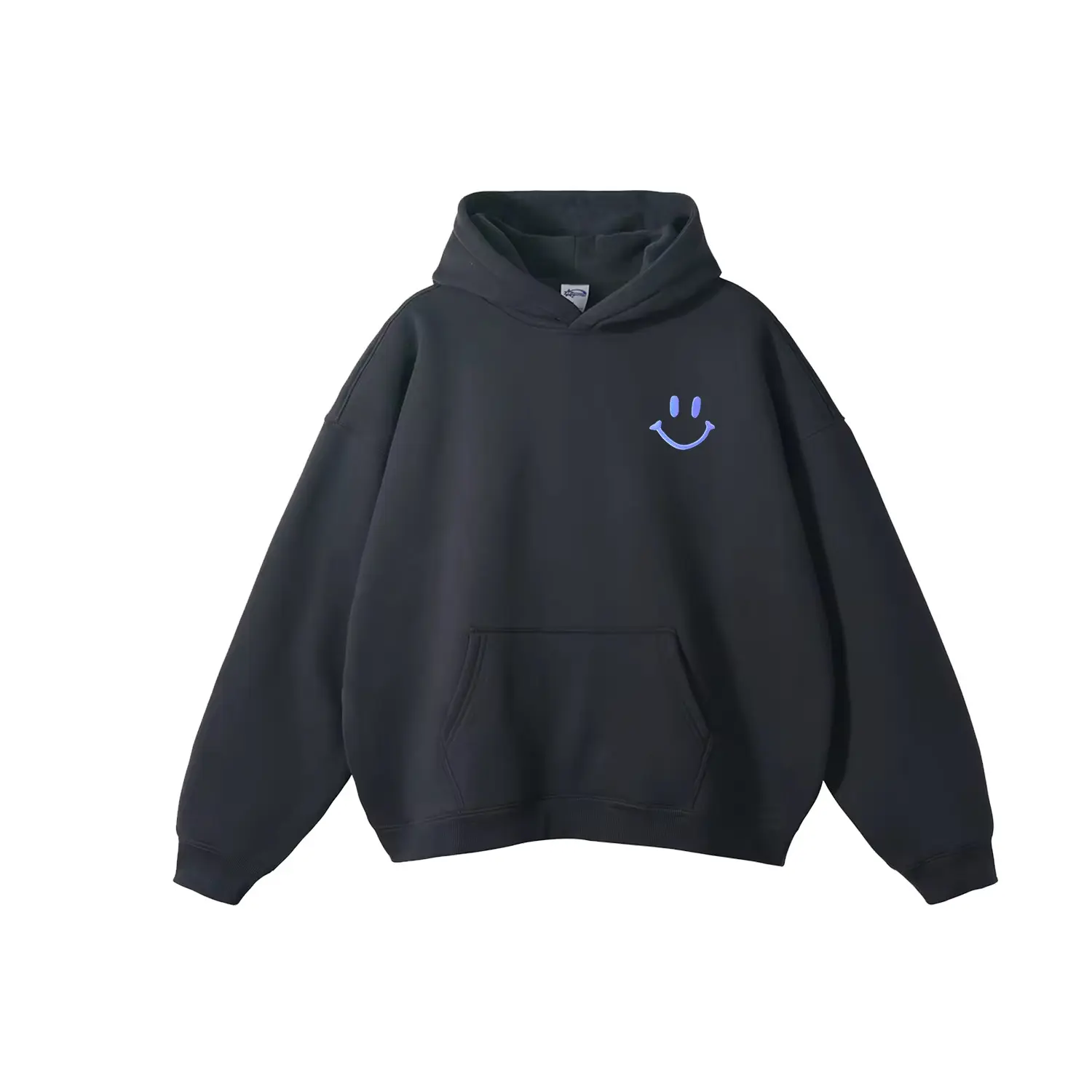 Black Smiley Hoodies