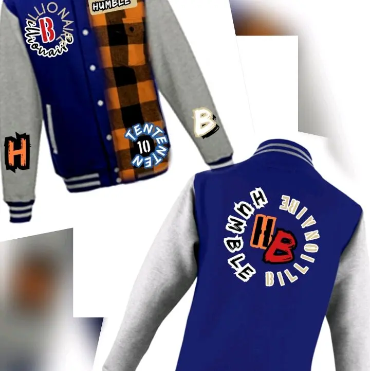 Humble Billionaire Unisex Varsity Jacket for Women and Men - Comfortable Fit & Versatile Casual Wear