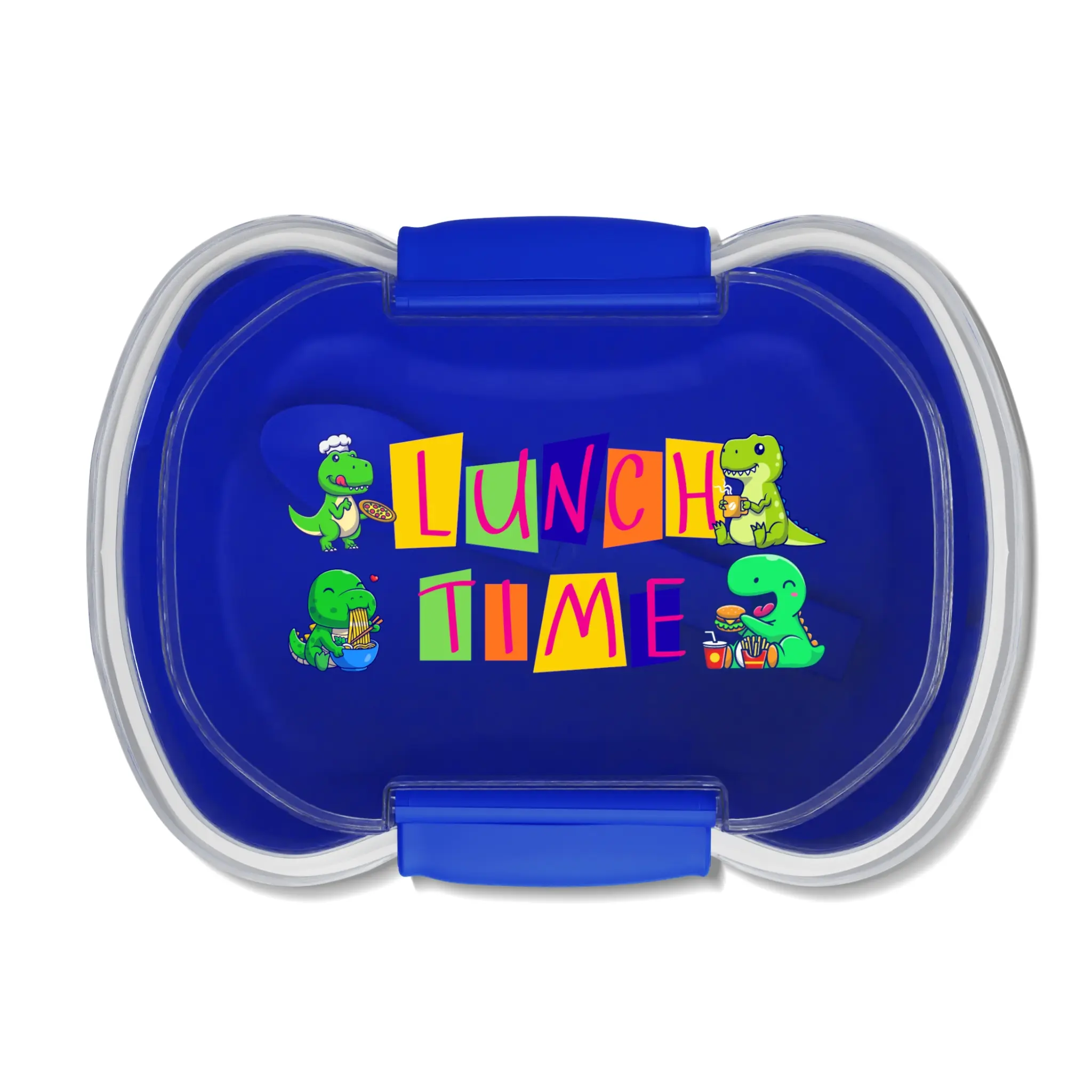 Lunch Time Dinosaur Bento Lunch Box | Cute Two-Tier Kids Lunch Container