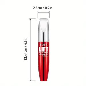 4D Volumizing Waterproof Mascara, Long-Lasting Black, Smudge-Proof & Clump-Free for Volume & Length