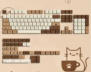 Womier PBT Keycaps,XDA Profile Dye-Sublimation Keycaps Set Custom Key caps for Cherry Gateron MX Switch Mechanical Keyboard